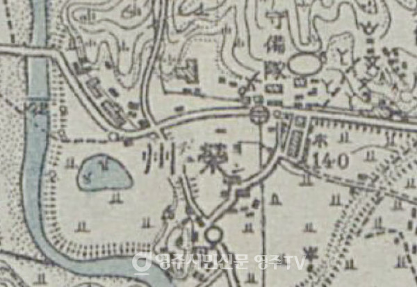 영주 지도(1916년)