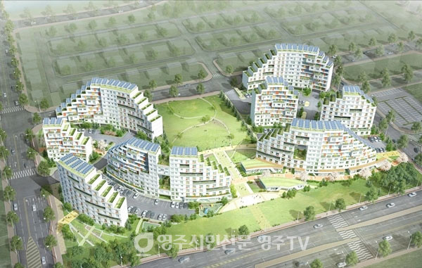 바탕건축이 2015년 설계한 평택고덕지구 Ca-1·Ca-2 블록 조감도