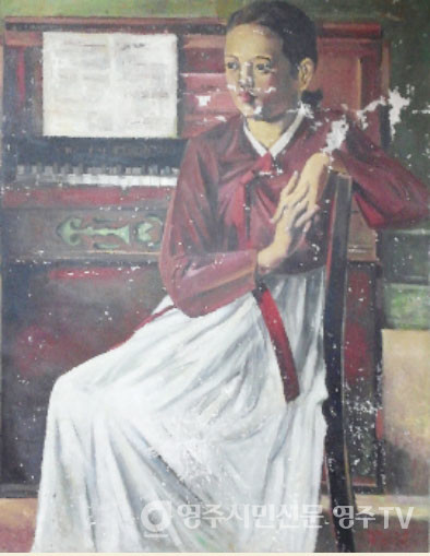 '소녀' Oil on canvas, 113*87cm, 1942(국립미술관 소장)