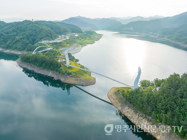 (문화)영주댐 7년만의 준공 승인(댐 전경)