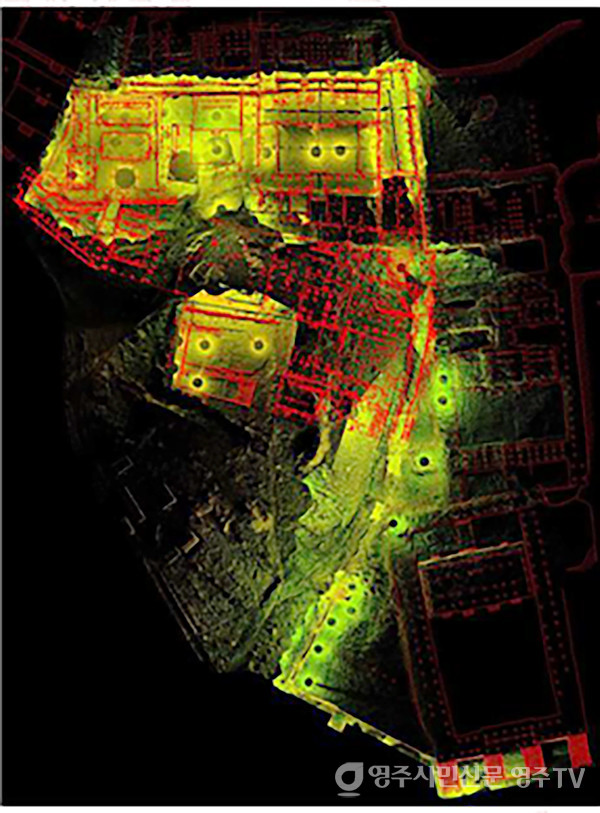 개성 만월대 3D스캔을 활용한 배치 맵핑(국가유산청)