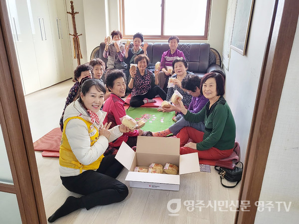 제빵 나눔 봉사활동 현장