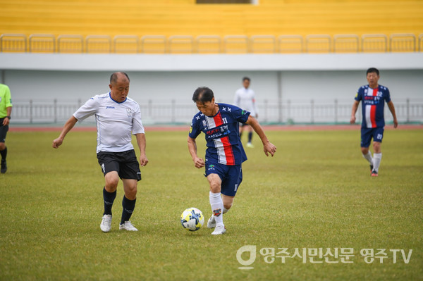 지난해 영주시장기 전국 축구대회 경기모습