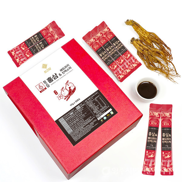 '청고담' 홍삼·배도라지 진액스틱 신제품 출시 