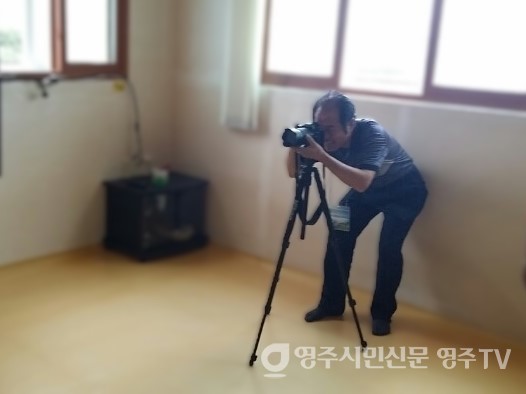 풍기읍 어르신 장수사진 찍을 때(2015년)