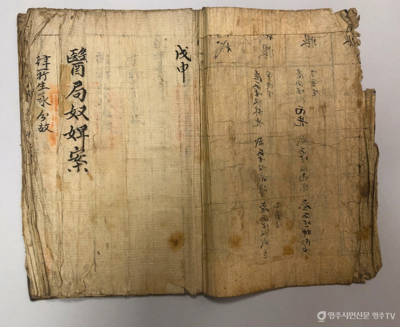 제민루 고문서 '의국노비안'