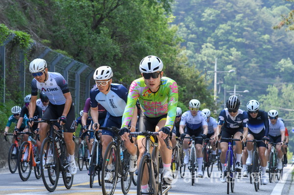 (참고사진) '2023 마스터즈 사이클 영주투어' 현장 모습