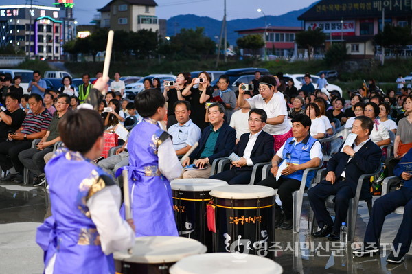 풍기초등학교의 난타 공연
