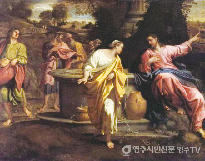 아니발레 카라치 作 '우물가의 여인'