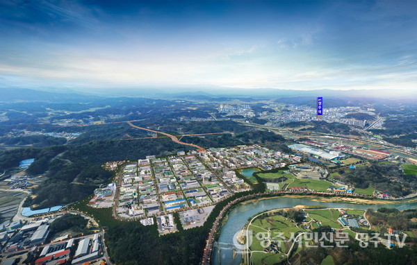 영주첨단베어링국가산단 항공조감도
